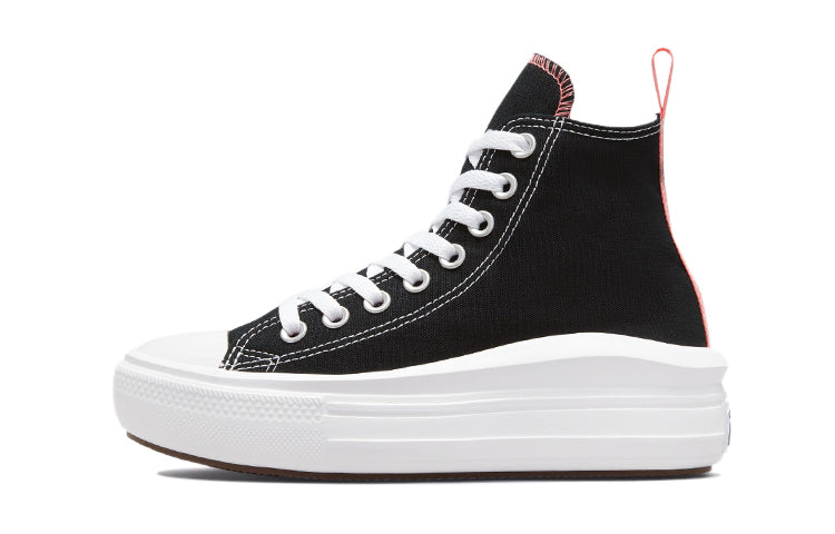 (GS) Converse Chuck Taylor All Star Move High 'Black Pink Salt' 271716C