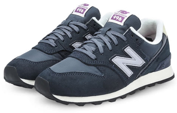 (WMNS) New Balance 996 Series Sneakers Navy WR996VCA