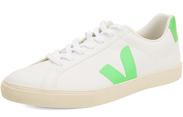 Veja Esplar Logo Chromefree 'White Neon Green' EO052571