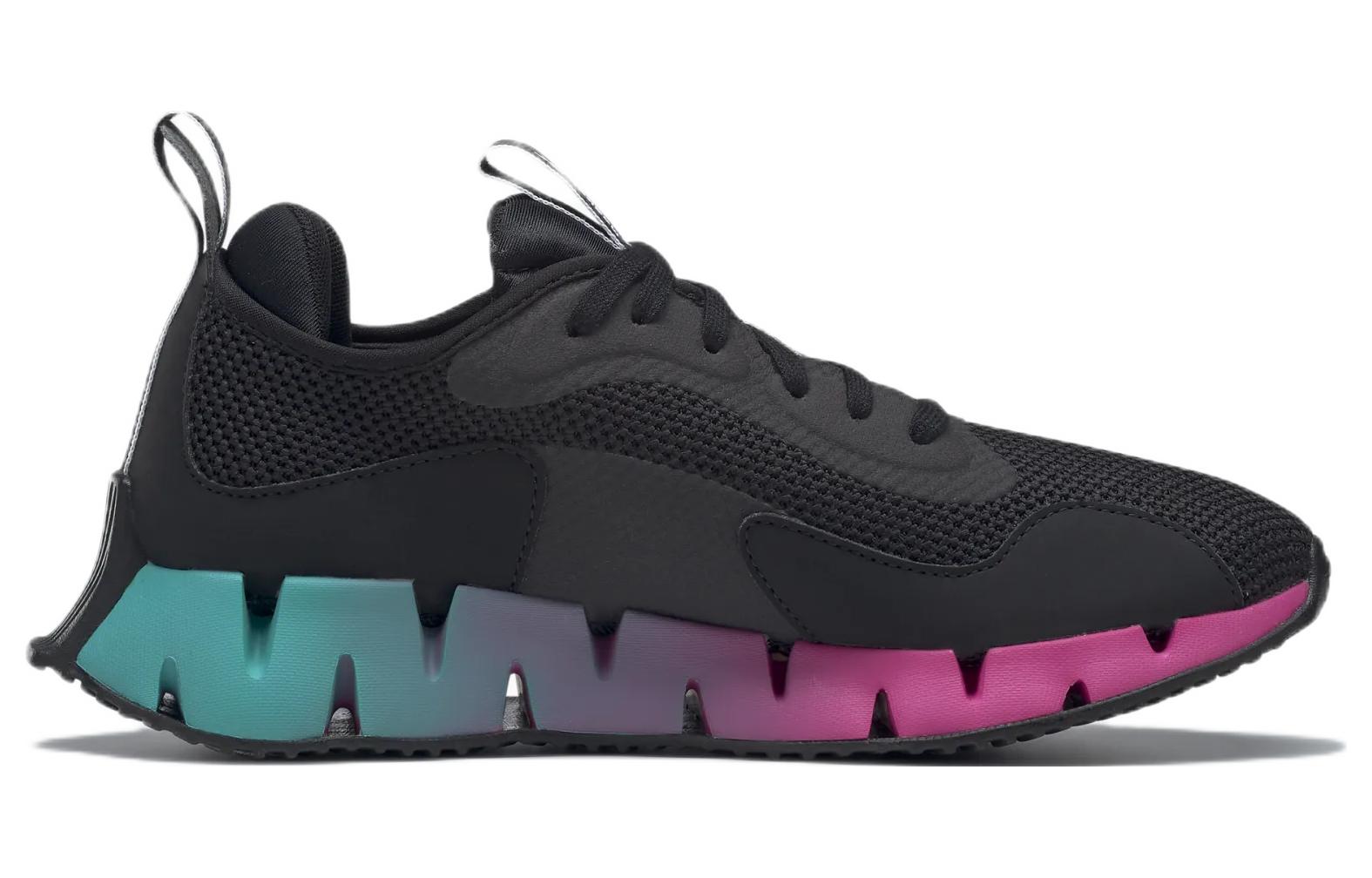 (WMNS) Reebok Zig Dynamica 'Black Proud Pink' HQ5866