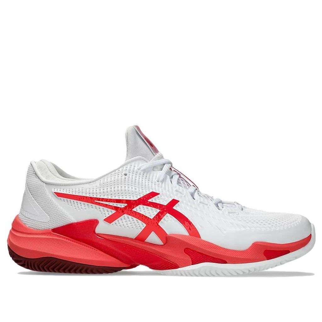 ASICS Court FF 3 Novak Clay 'White Electric Red' 1041A521-966
