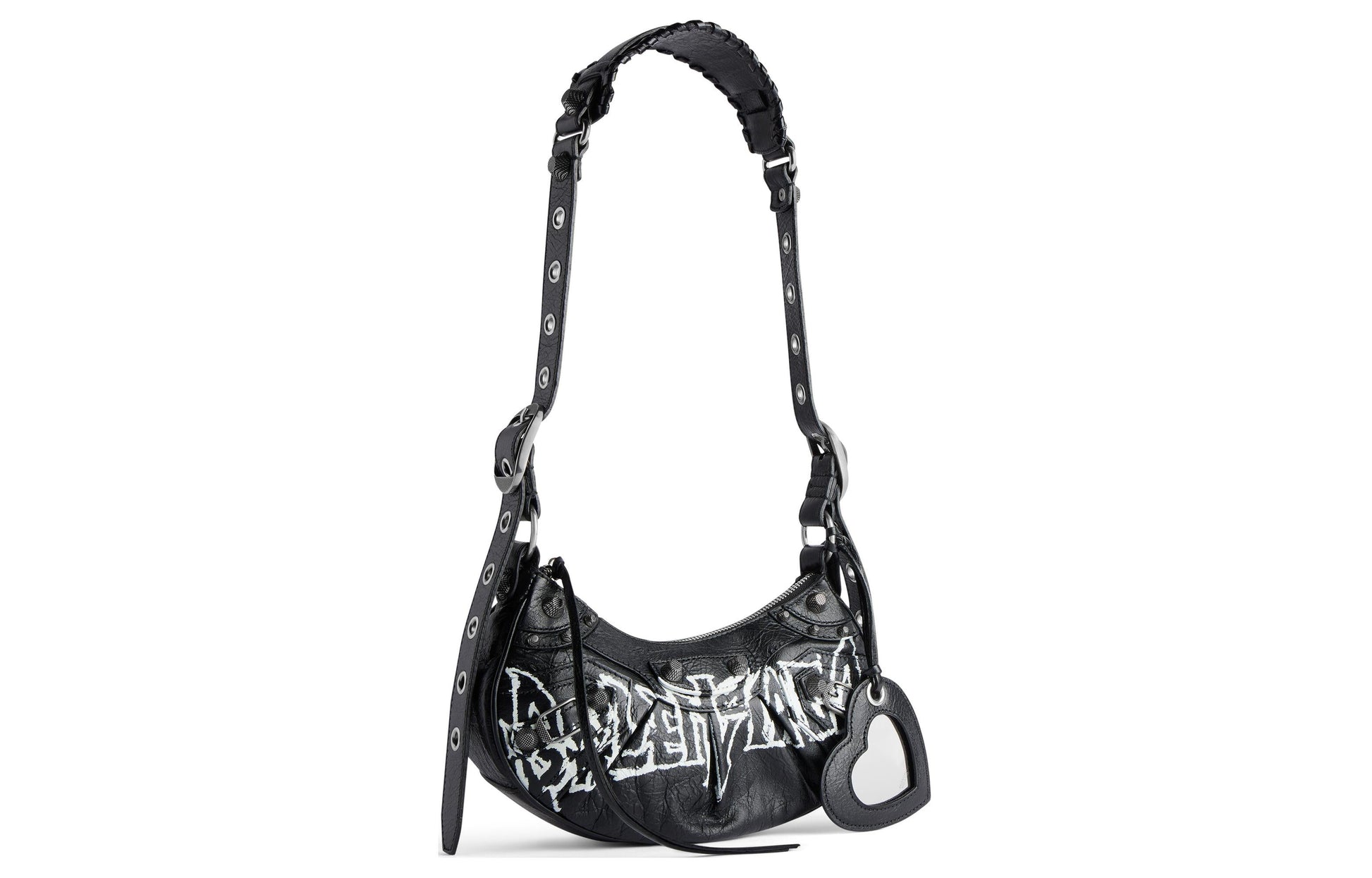 (WMNS) Balenciaga Le Cagole Xs Shoulder Bag Diy Metal 'Black' 6713092AAXE1090