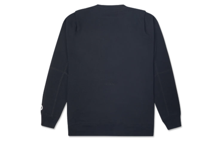 (WMNS) Converse Gender Neutral Converse Shapes Bubble Crewneck Sweatshirt Asia Sizing 'Black' 10021718-A01
