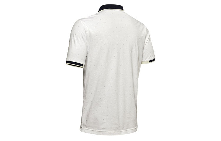 Under Armour Ace Novelty Polo Shirt 'White Black' 1345621-112
