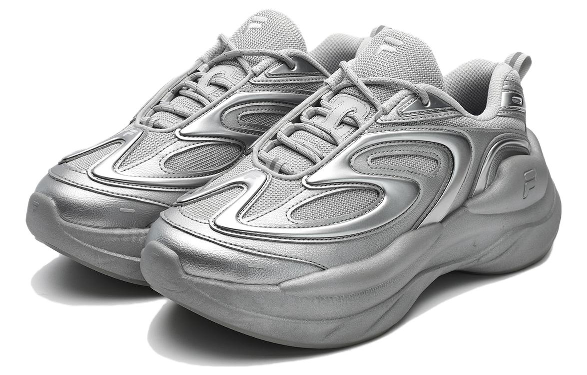 (WMNS) FILA FUSION Buzzard Sneakers 'Silver Grey' T12W341103FSA