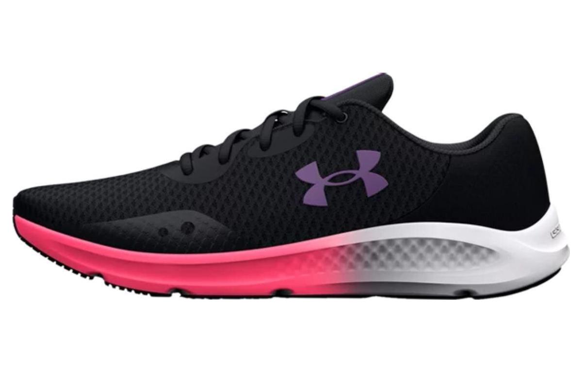 (WMNS) Under Armour Charged Pursuit 3 'Black Pink Shock' 3024889-004