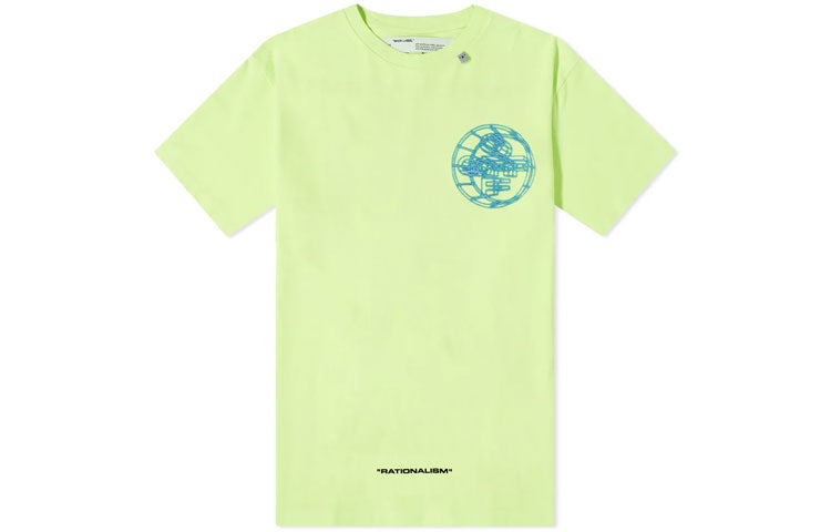 Off-White SS20 3D Rationalism Print Short Sleeve Fluorescence OMAA038R201850036288