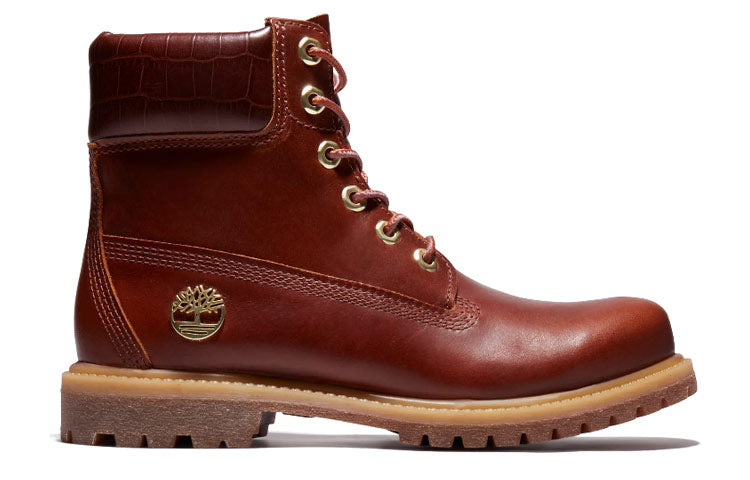(WMNS) Timberland Safari Crocodile 6 Inch Waterproof Boot 'Red Brown' A2GX7