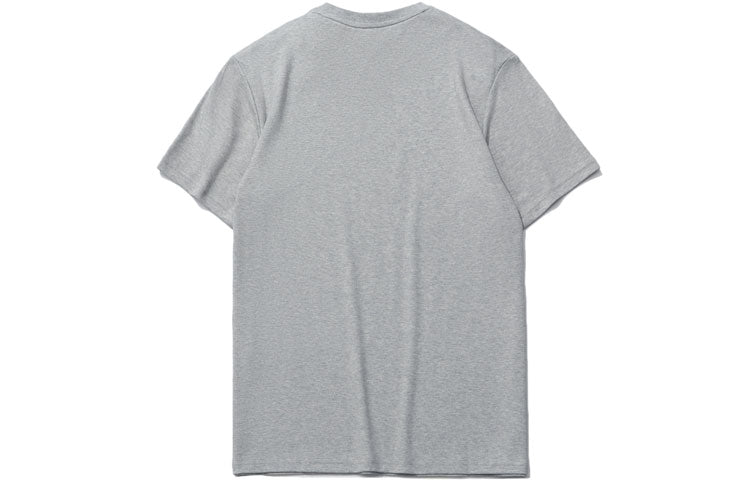 Li-Ning Wade Series Alphabet Printing Sports Round Neck Short Sleeve Gray AHSR229-5