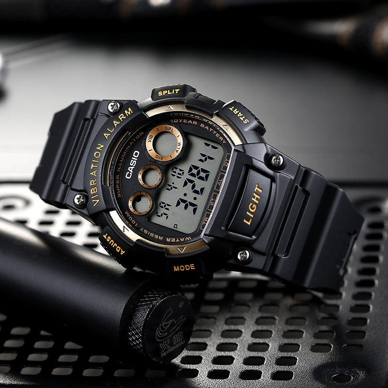 CASIO G Shock Waterproof Quartz Sports Analog Mens Black Digital W-735H-1A2