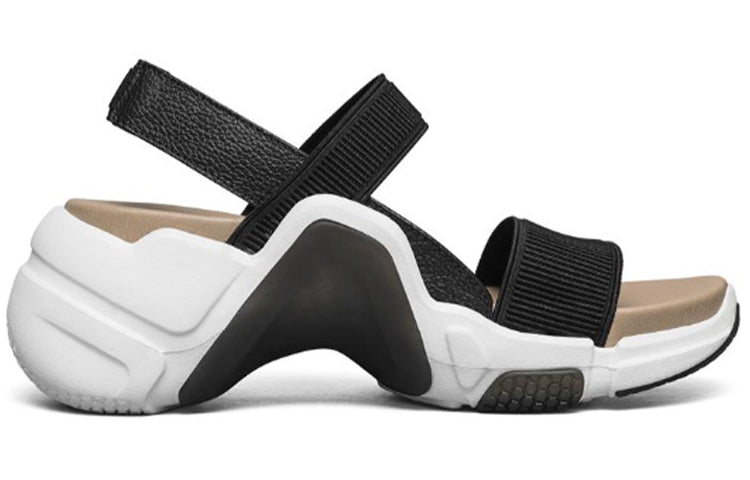 (WMNS) Skechers Neo Block Sandals Black 133011-BLK