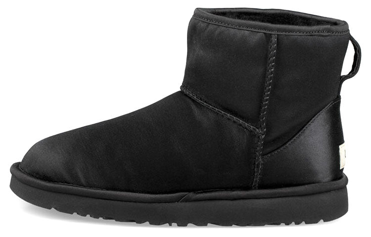 (WMNS) UGG Classic Mini Satin 'Black' 1094985-BLK