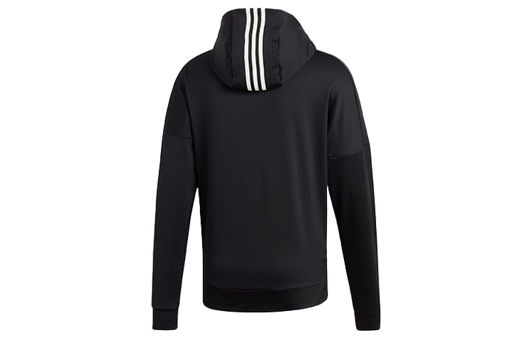 adidas Id Climaheat Logo Printing Reflective Sports Hooded Jacket Black DX9287