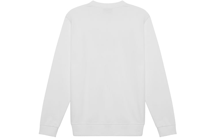 Men's Burberry Round Neck Long Sleeves White 80219711