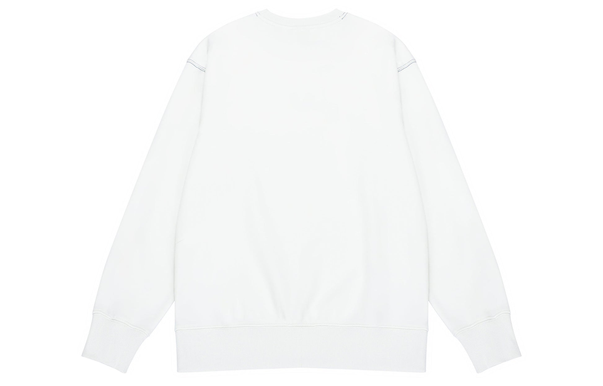 New Balance Crew Neck Casual Sweatshirt Asia Sizing 'White Blue' AMT23304-PAY