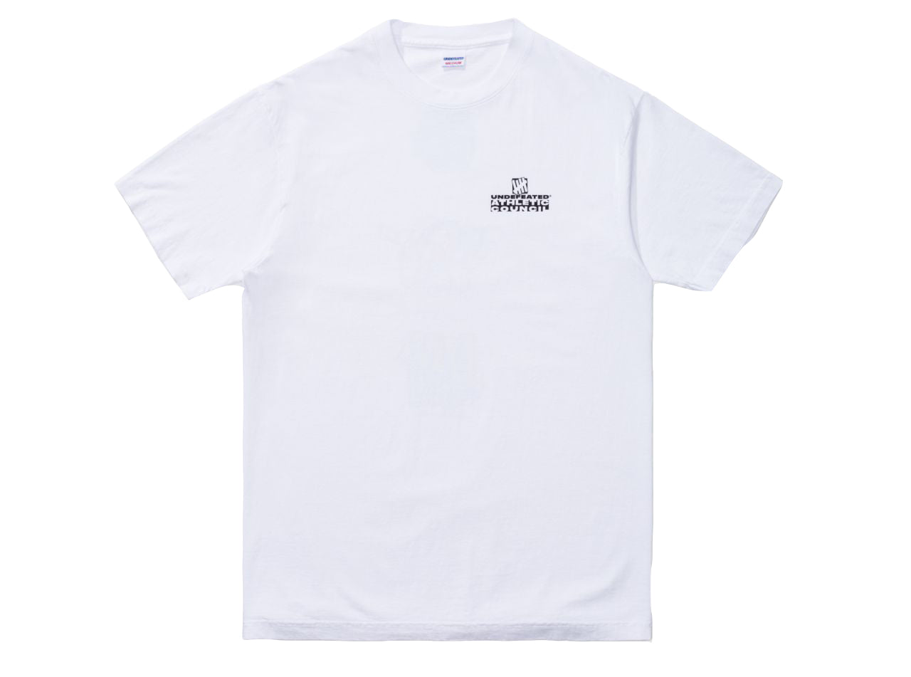 UNDEFEATED WRESTLING S/S TEE Back Applique Short-sleeve Tee Unisex White 80101-WHITE