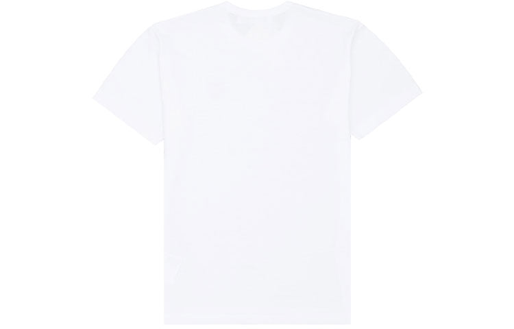COMME des GARCONS PLAY Red Emblem Heart T-Shirt 'White/Blue' AZ-T106-051-2