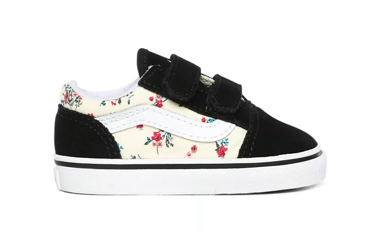 Vans Ditsy Floral Old Skool V Toddler Black/White VN0A38JN16Z