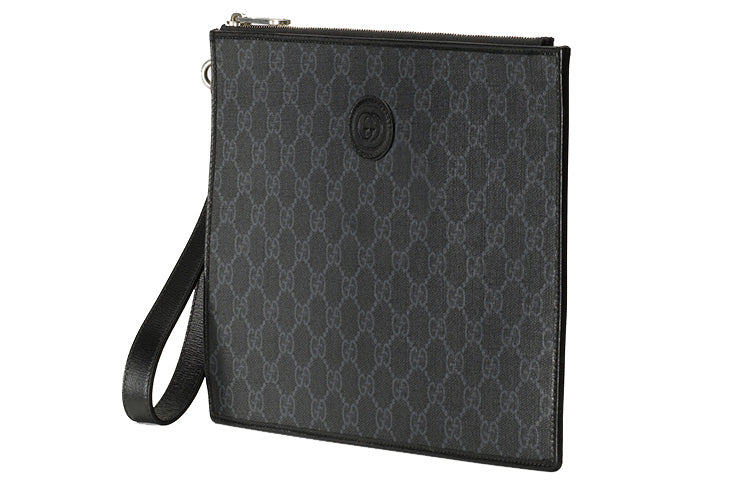 Gucci Pouch With Interlocking G 'Black' 672953-92TCN-1000