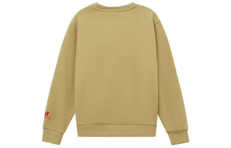 New Balance Casual  Sweatshirt Asia Sizing 'Yellow Blue' AMT11341-BEI