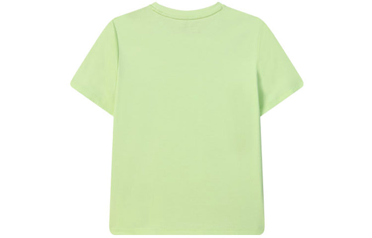 (WMNS) FILA Pure Cotton Round Neck Sports Short Sleeve Fluorescence Green F11W128101F-YE