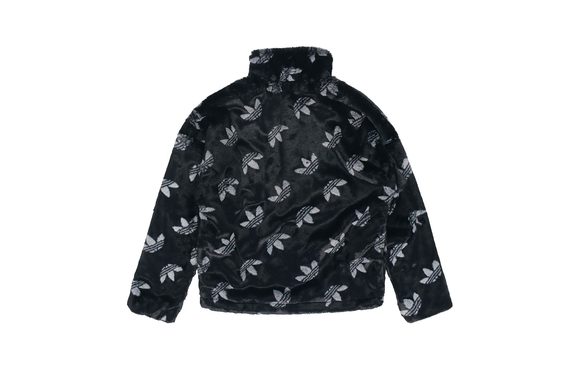 adidas originals Logo Stand Collar Sports Jacket Black HI4656