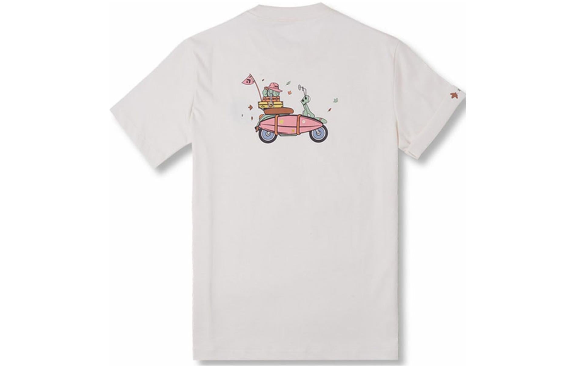 (WMNS) Converse City Escape Tee Asia Sizing 'Egret' 10026172-A01