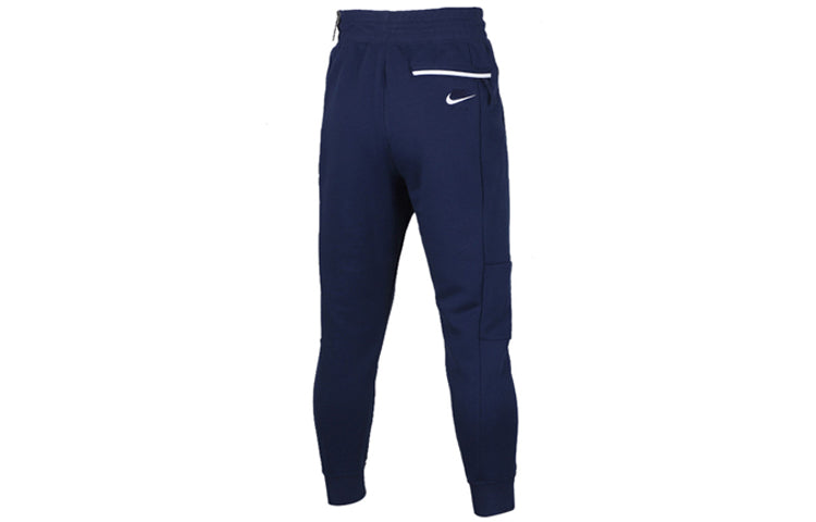 Nike Air Side Logo Cone Fleece Sports Long Pants Dark blue CJ4831-410