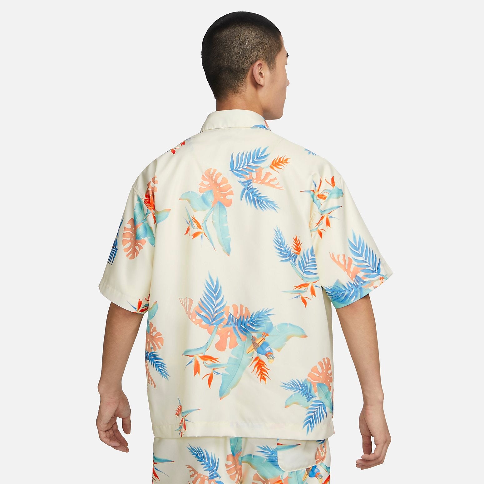 Nike Dri-FIT Printed Short-Sleeve Shirt 'Pale Ivory' FQ0348-110