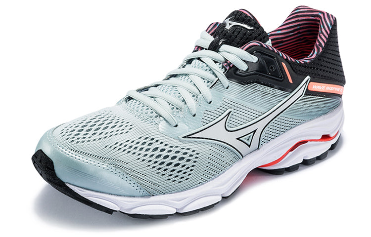 (WMNS) Mizuno Inspire 15 Black/Green J1GD194403