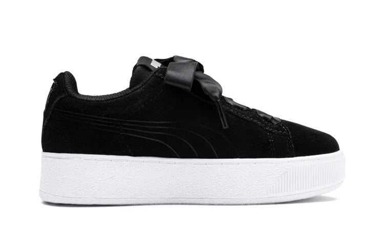 (PS) PUMA Vikky Platform Ribbon Ac Ps Sneakers Black 367643-03