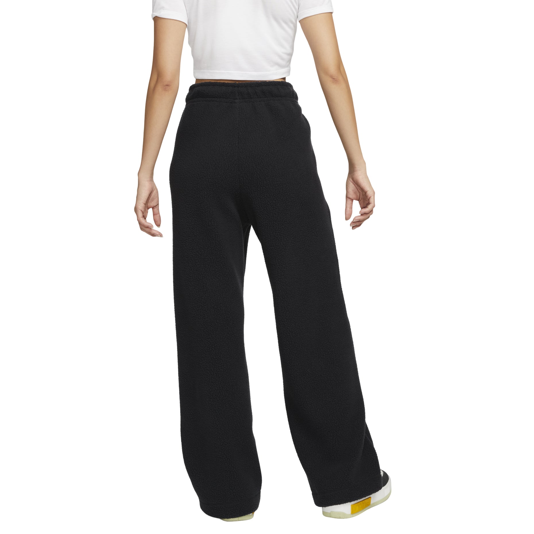 (WMNS) Nike Sportswear Plush Pants 'Black' DV4362-010