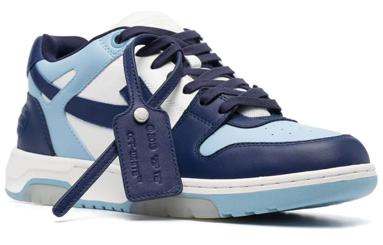 Off-White Out Of Office Low-top Sneakers Blue OMIA189S21LEA0014045