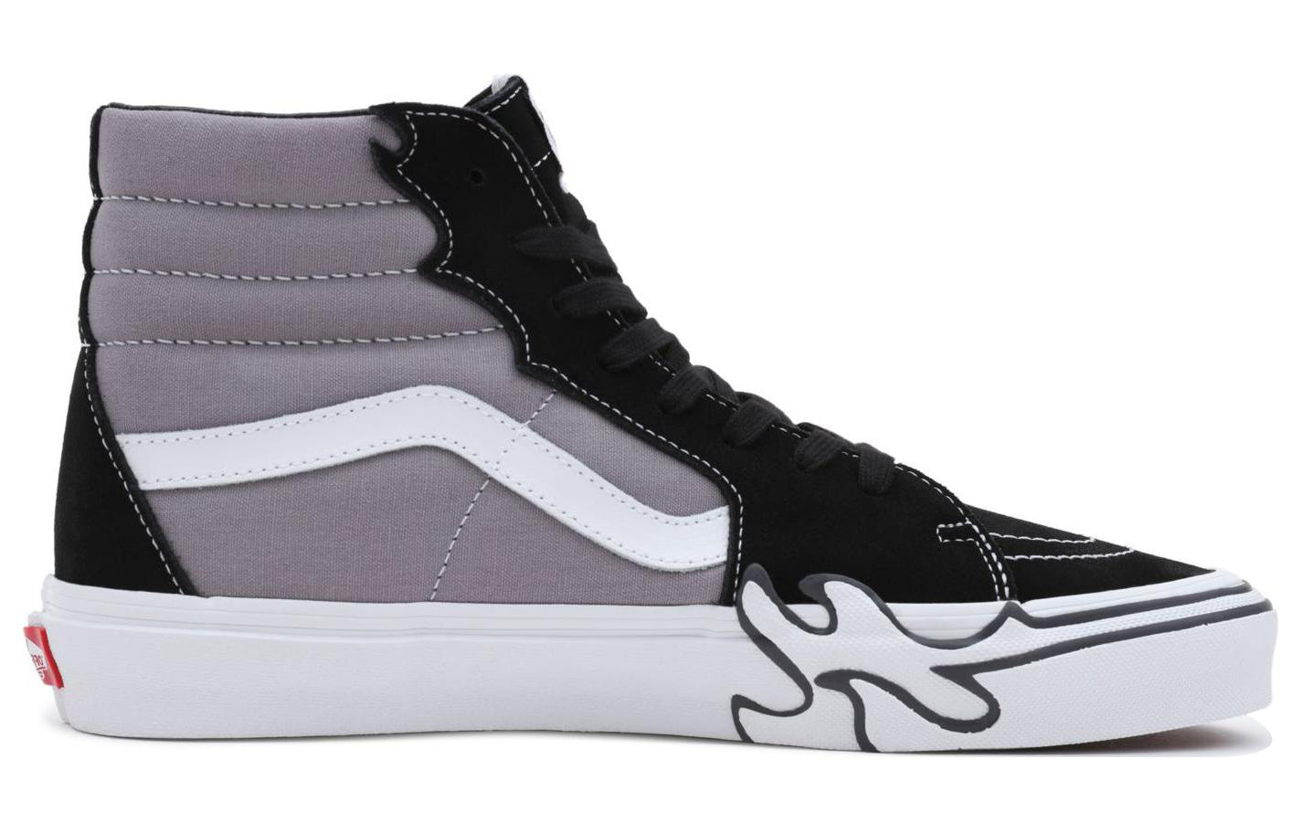 Vans SK8-Hi Flame Shoes 'Flame - Grey' VN0005UJBGF