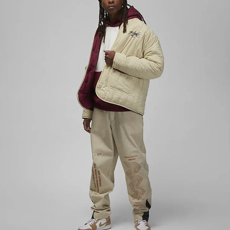 Air Jordan Flight Heritage Liner Jacket 'Cherrywood Red Rattan' DX4349-680