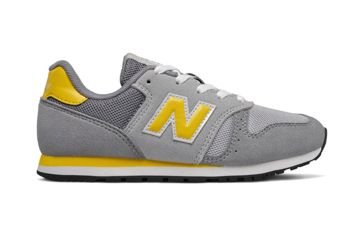 New Balance Kids' 373 Grey/Yellow YC373AG
