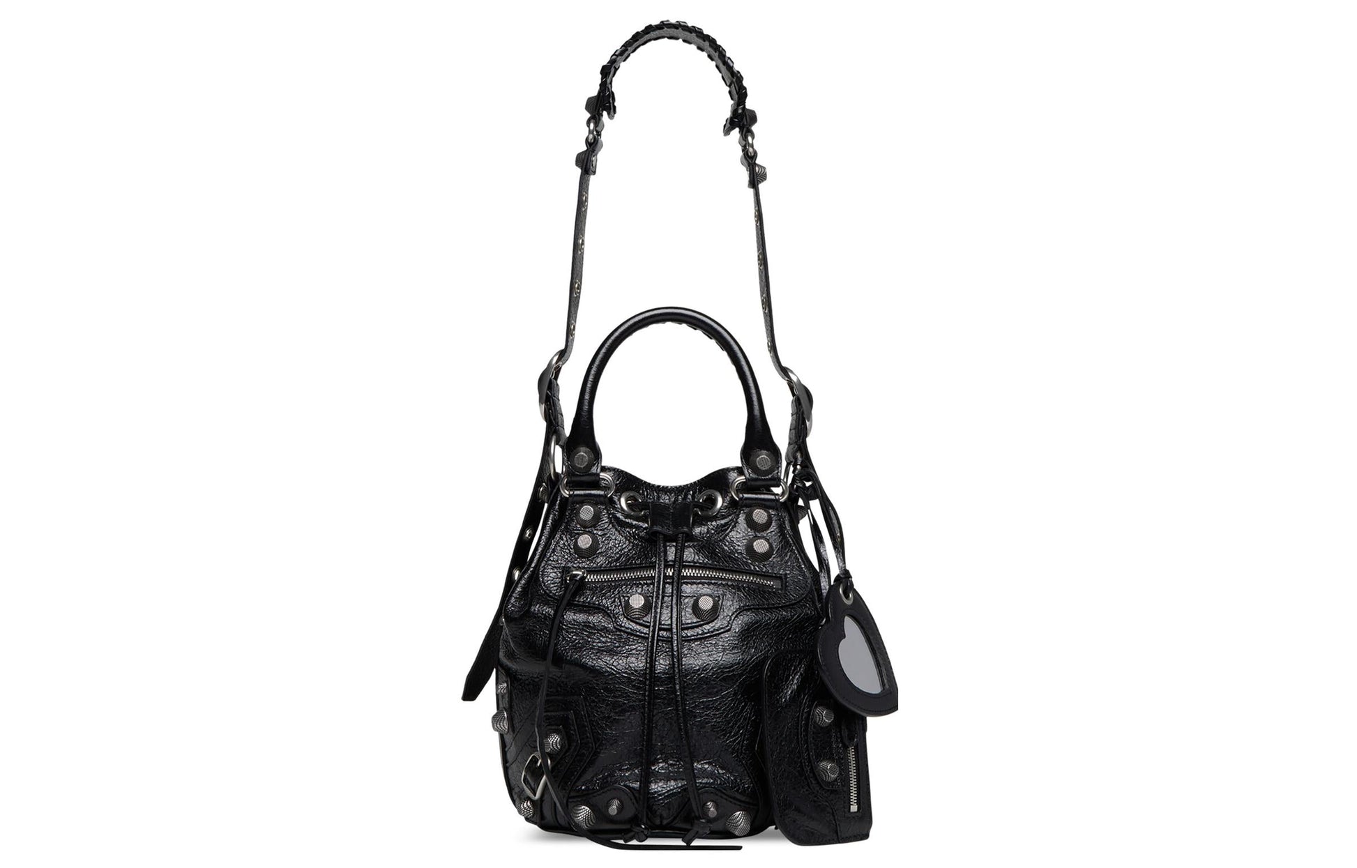 (WMNS) Balenciaga Le Cagole Small Bucket Bag 'Black' 7024321VG9Y1000