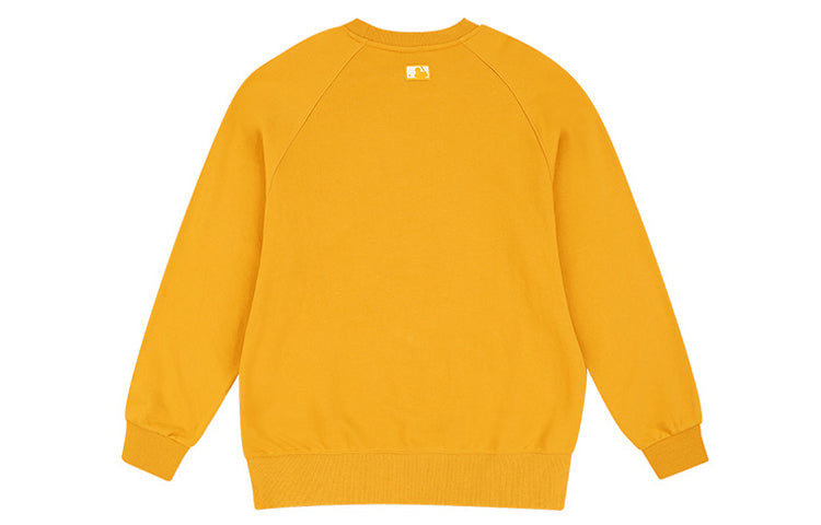 MLB Loose Athleisure Casual Sports Round Neck Long Sleeves Unisex Yellow 31MTC3011-50D