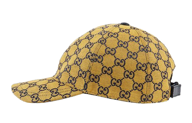 Gucci GG Multicolor Canvas Baseball Hat 'Yellow Blue' 658532-4HG62-7068