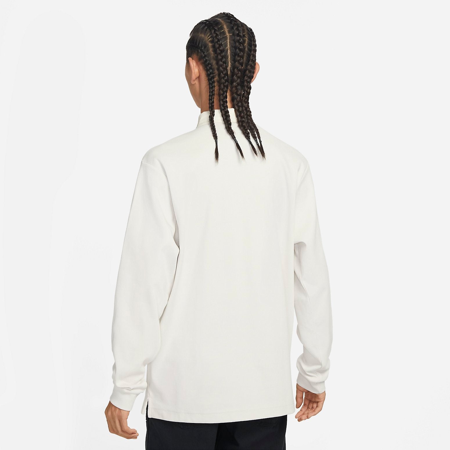 Nike Solo Swoosh Rugby Top 'White' DQ5222-030