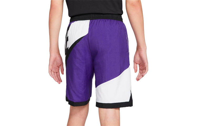 Nike Dri-FIT Throwback Futura Casual Sports Basketball Shorts Purple CV1829-547