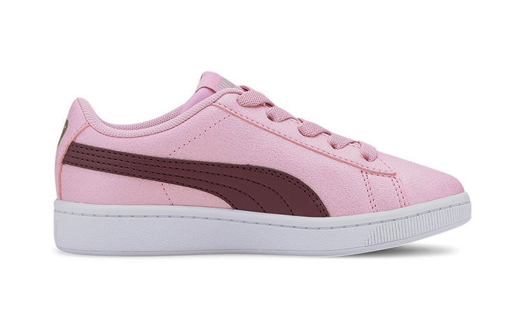 (PS) PUMA Vikky V2 Glitz 2 Leisure Board Shoes Pink/White 373171-02