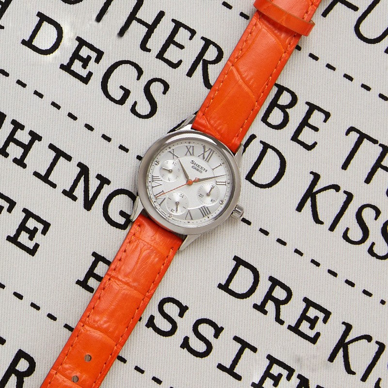 CASIO SHEENSeries es Orange Analog SHE-3049L-7A