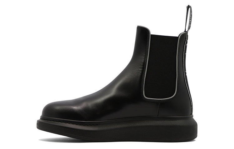 Alexander McQueen Leather Chelsea Boots 'Core Black' 682486WIB511081