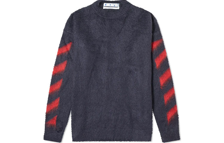 Off-White FW20 Arrows Sweater Men Grey OMHA036E20KNI0010725