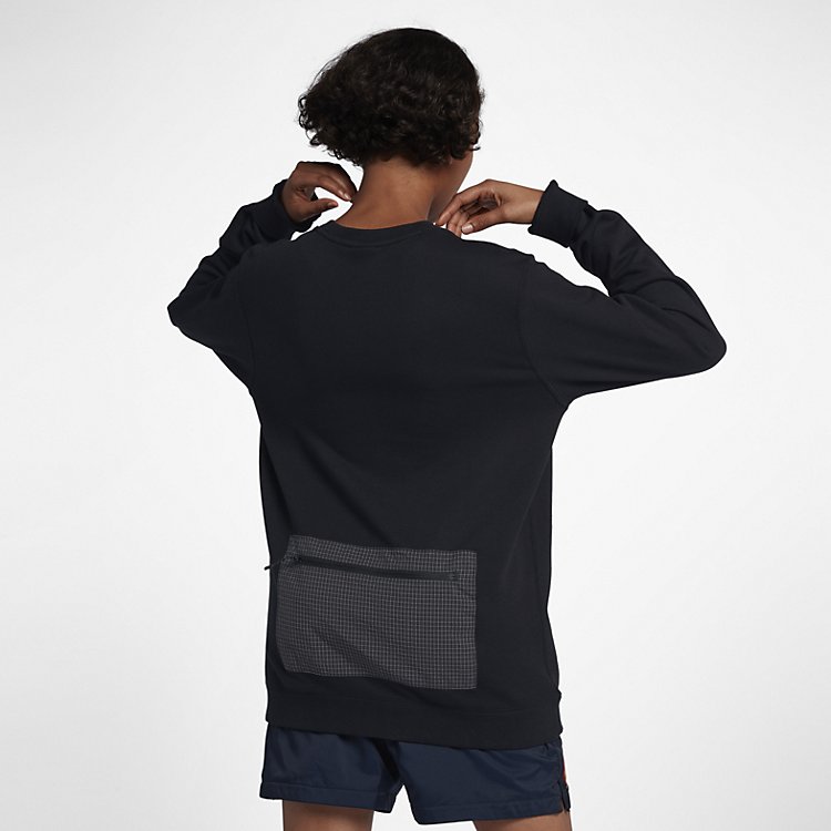 Nike SPORTSWEAR ACG CREW FLEECE Long T-Shirts 'Black' AR8796-010