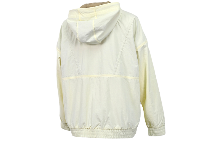 (WMNS) New Balance Living Series Athleisure Casual Sports Hooded Woven Jacket Creamy White AWJ21314-DGL
