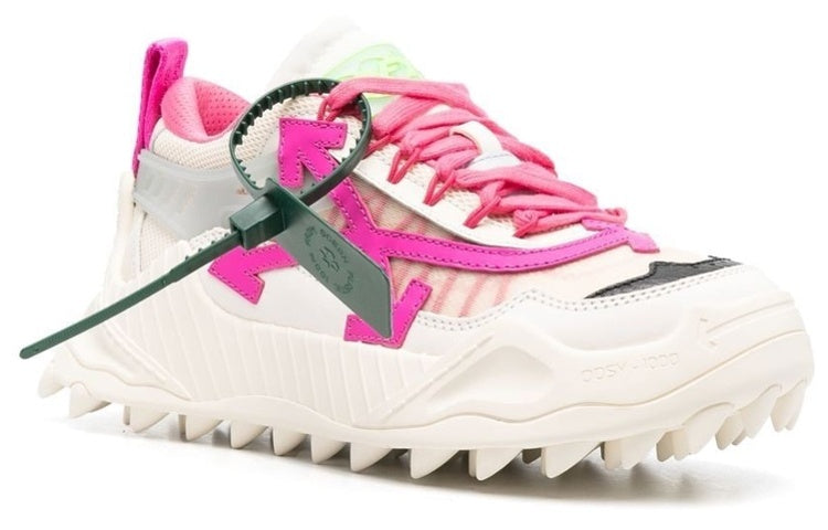 (WMNS) Off-White Odsy-1000 Low-Top Sneakers 'White Pink' OWIA180F22FAB0013432
