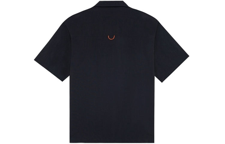 New Balance Logo Short-Sleeve Shirt Asia Sizing 'Black' AMJ22360-BK