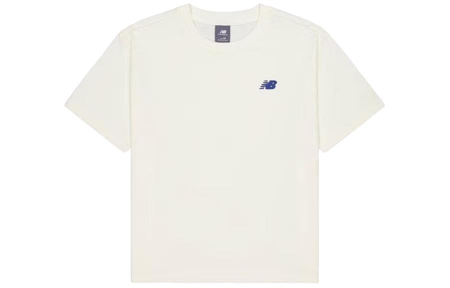 (WMNS) New Balance x PK Illustration T-shirt Asia Sizing 'Ivory Blue' NEE26142-IV